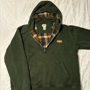 Men’s L.L. Bean Katahdin iron works half zip sweatshirt